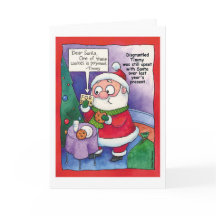 Christmas:  Santa's Snack Card