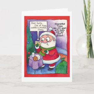 Christmas: Santa's Snack Card