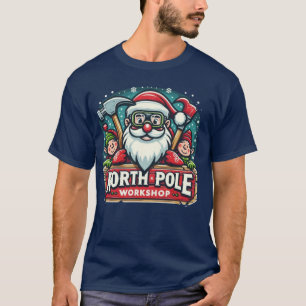 Christmas🎄 Santa's Workshop 🎅 North Pole Lapland T-Shirt