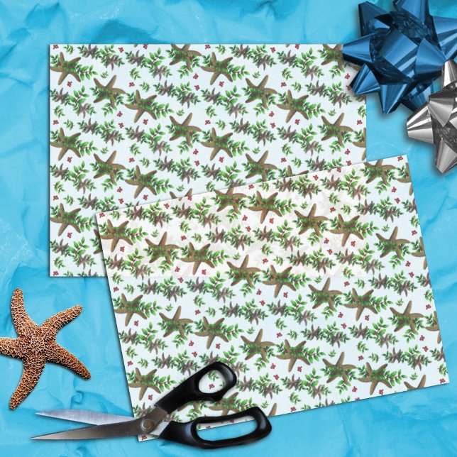 Christmas Sarfish Holly n Berries Tissue Paper (Creator Uploaded)