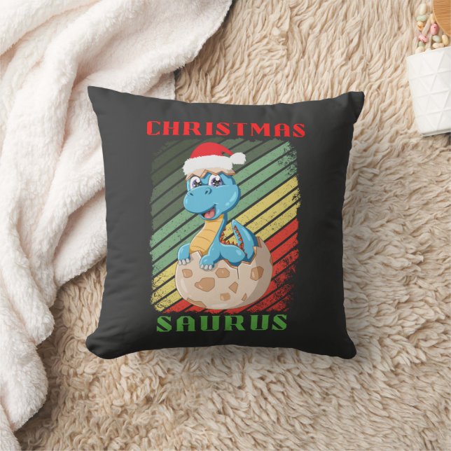 CHRISTMAS SAURS CUSHION (Blanket)