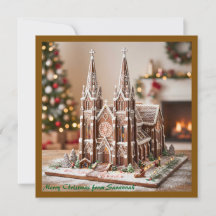 Christmas Savannah Church Gingerbread House