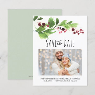Christmas Save The Date Invitation