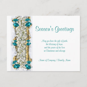 Christmas sayings Xmas Corporate thanks Holiday Postcard