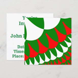 Christmas Scales Invitation