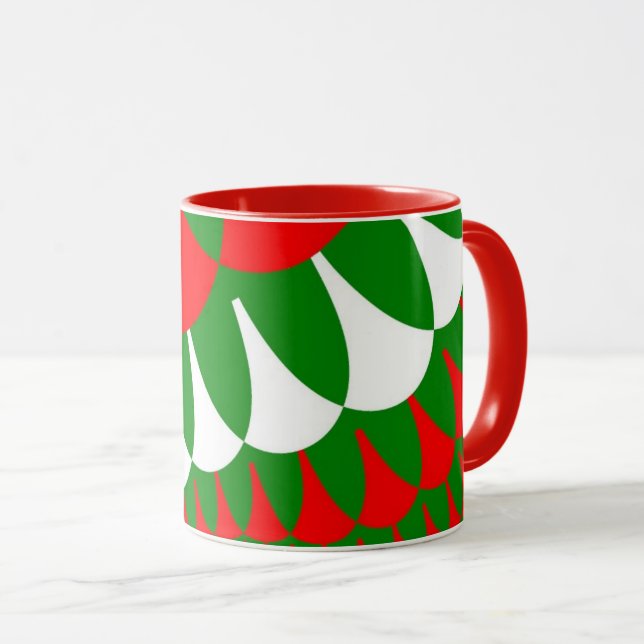 Christmas Scales Mug (Front Right)