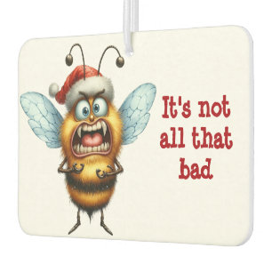 Christmas Scary Honeybee Car Air Freshener