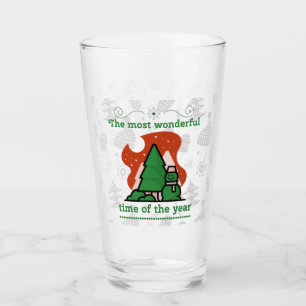 Christmas Scene Glass