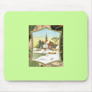 Christmas Scene Mouse Mat
