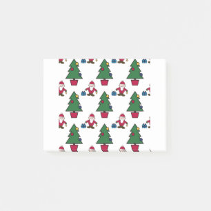 Christmas Scene-seamless pattern Post-it Notes