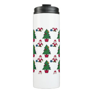 Christmas Scene-seamless pattern Thermal Tumbler