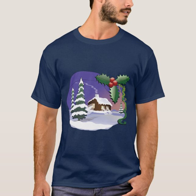 Christmas Scene T-Shirt (Front)