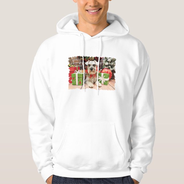 Christmas - Schnauzer - Abby Hoodie (Front)
