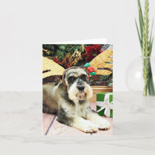 Christmas - Schnauzer - Apache Holiday Card