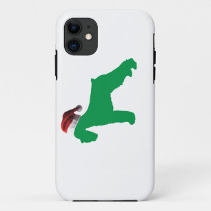Christmas Schnauzer iPhone 11 Case
