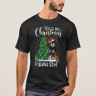 Christmas Schnauzer Reindeer Pajama Dog Xmas 1 T-Shirt