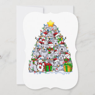 christmas schnauzer tree dog xmas pajama loves