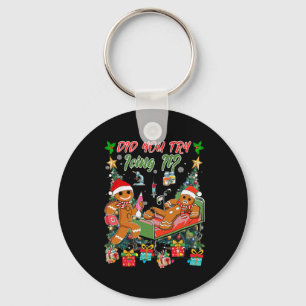Christmas School Nurse Xmas Did You Try Icing It G Key Ring