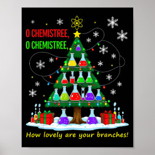 Christmas Science Teacher 67 Meme Santa Oh Chemist Poster