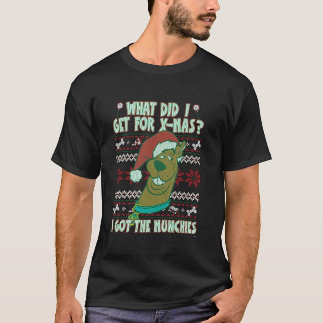 Christmas Scooby Doo I Got The Munchies Ugly Sweat T-Shirt (Front)
