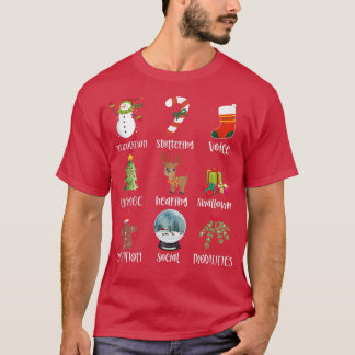 Christmas Scope Of Practice SLP Speech Language Pa T-Shirt