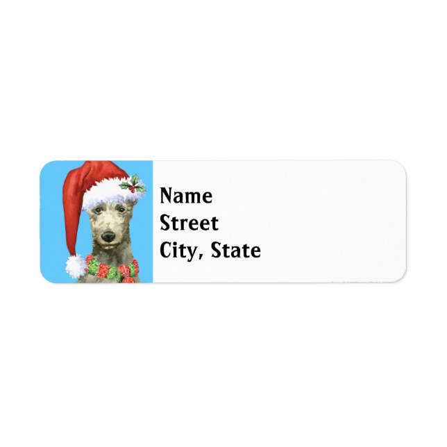 Christmas Scottish Deerhound (Front)