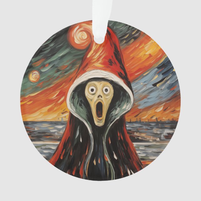 Christmas Scream Ornament (Front)