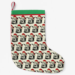 Christmas Screaming Goat  Small Christmas Stocking
