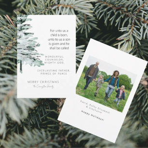 Christmas Scripture Photo Christian Woodland