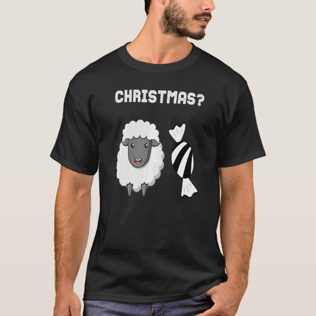Christmas Scrooge Baa Bah Humbug Mens Womens Kids T-Shirt (Front)