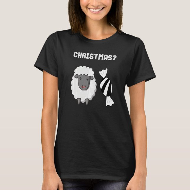 Christmas Scrooge Baa Bah Humbug Mens Womens Kids T-Shirt (Front)