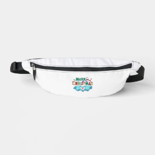 Christmas Scrub Merry Christmas Xmas Stethoscope N Bum Bags