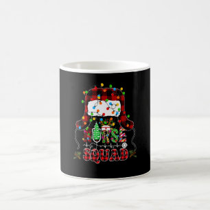 Christmas Scrub Tops Women Santa Hat Scrubs Nurse Coffee Mug