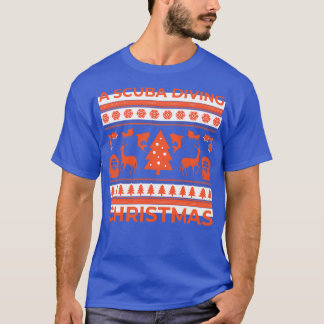 Christmas scuba diving scuba diving christmas scub T-Shirt