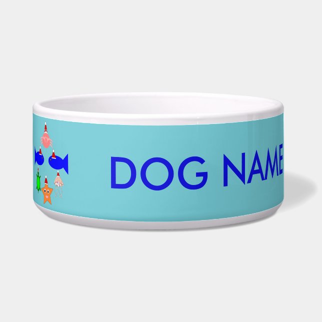 Christmas Sea Creatures Personalised (Left)