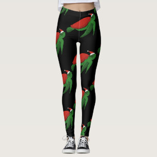 Christmas Sea Turtle Leggings