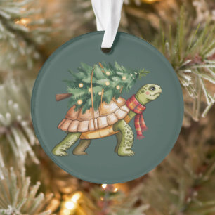 Christmas Sea Turtle Lover Gift Xmas Tree Holiday Ornament