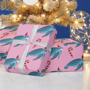 Christmas Sea Turtle Wrapping Paper