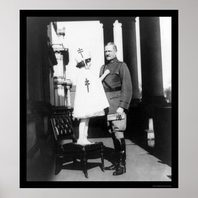 Christmas Seals for General Pershing 1921 Poster (Front)