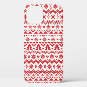 Christmas seamless pattern iPhone 12 case