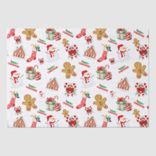 Christmas Seamless Pattern Tissue Paper