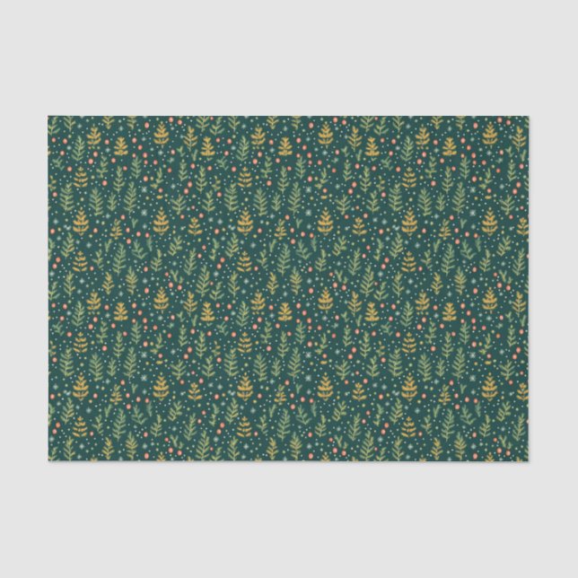 Christmas Seamless Pattern Tissue Paper (Front)