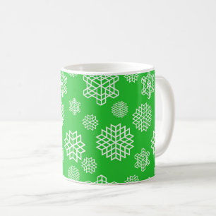 Christmas Seamless Snowflakes Coffee Mug