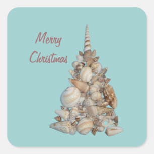 Christmas Seashells Sticker