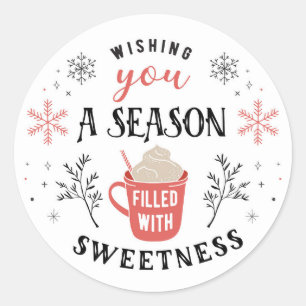 Christmas Season Cocoa Sticker
