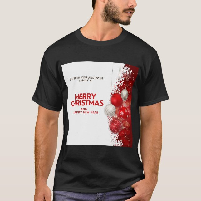 Christmas season customised fashion tshirt  (Front)