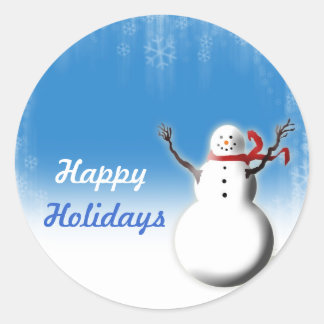 Christmas Season Design Envelope Seals