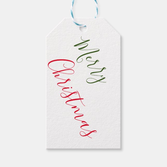 Christmas Season Gift Tags (Front)