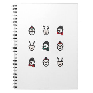 Christmas season notebook