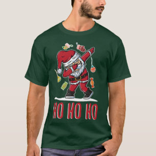 Christmas season red costume swagger cool santa cl T-Shirt
